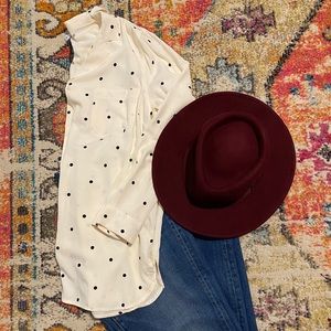 Old Navy Polka Dot Blouse